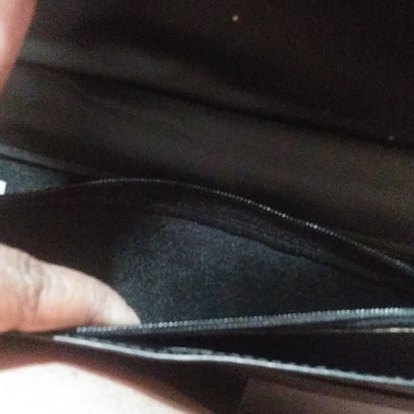 Lany Glittery Silver Wristlet/Shoulder Purse - Picture 13 of 13